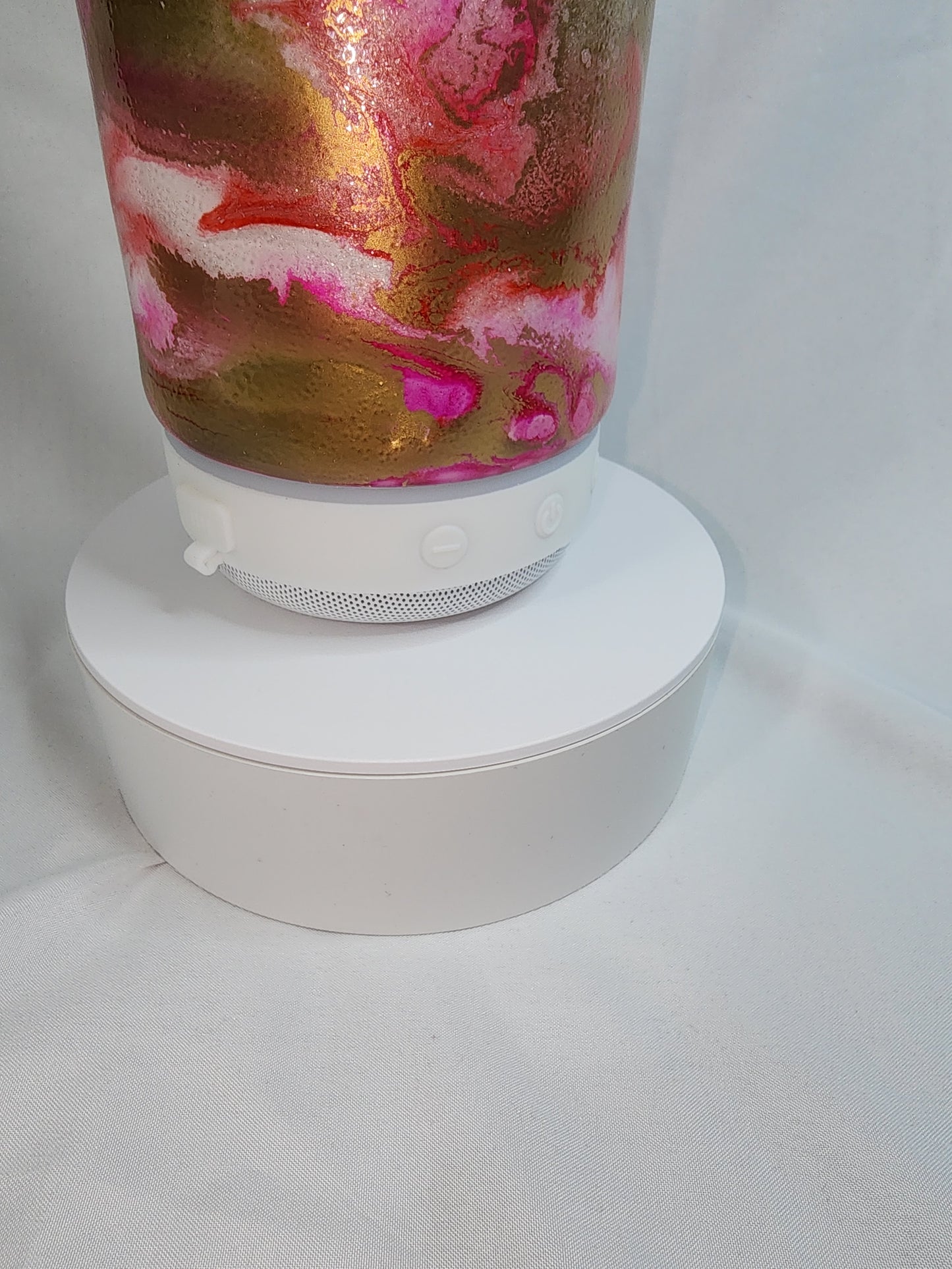 42-"I love you" red 20 oz speaker tumbler