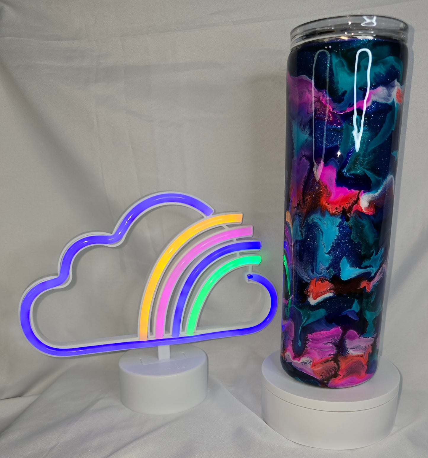 106-Colorful Butterfly 30 oz tumbler
