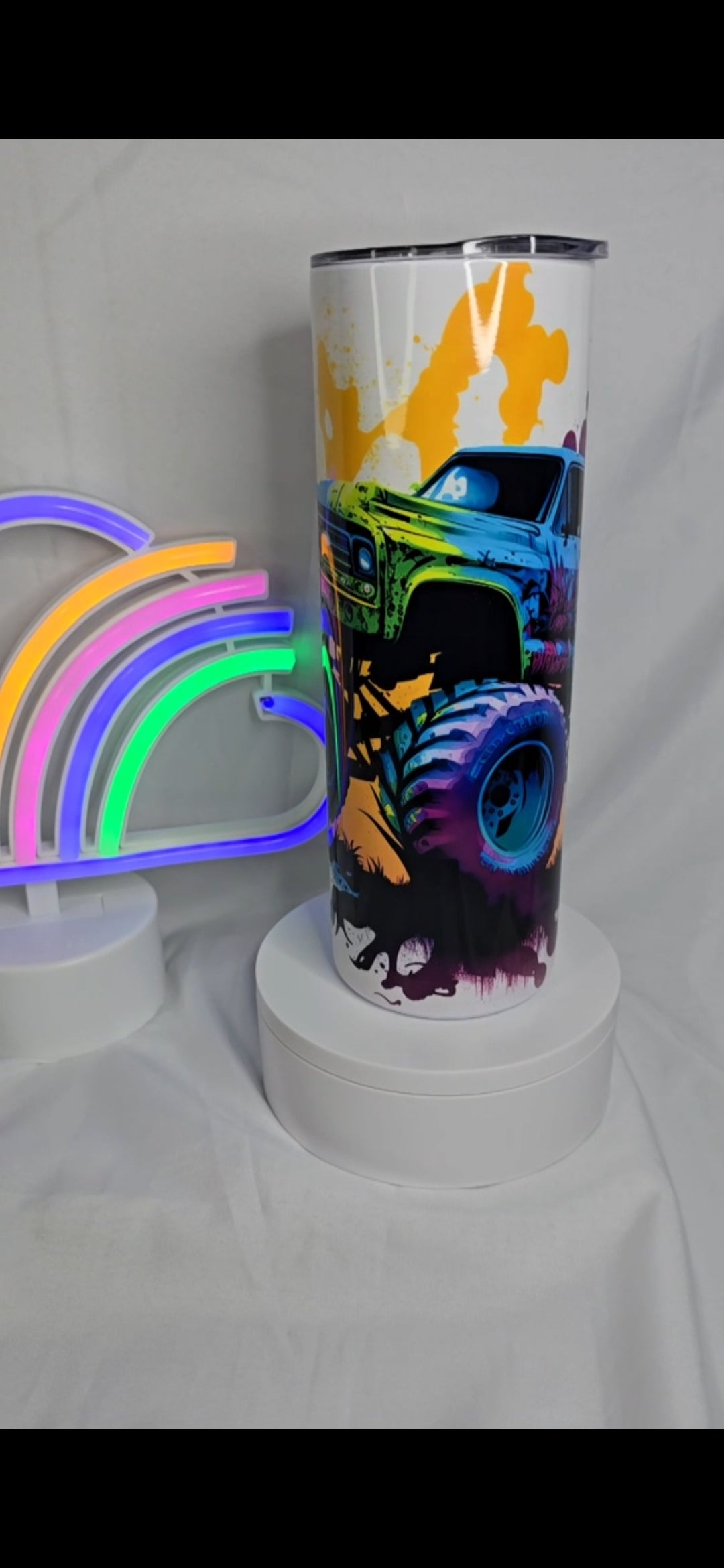 S9- 20 oz Monster truck sublimation cup
