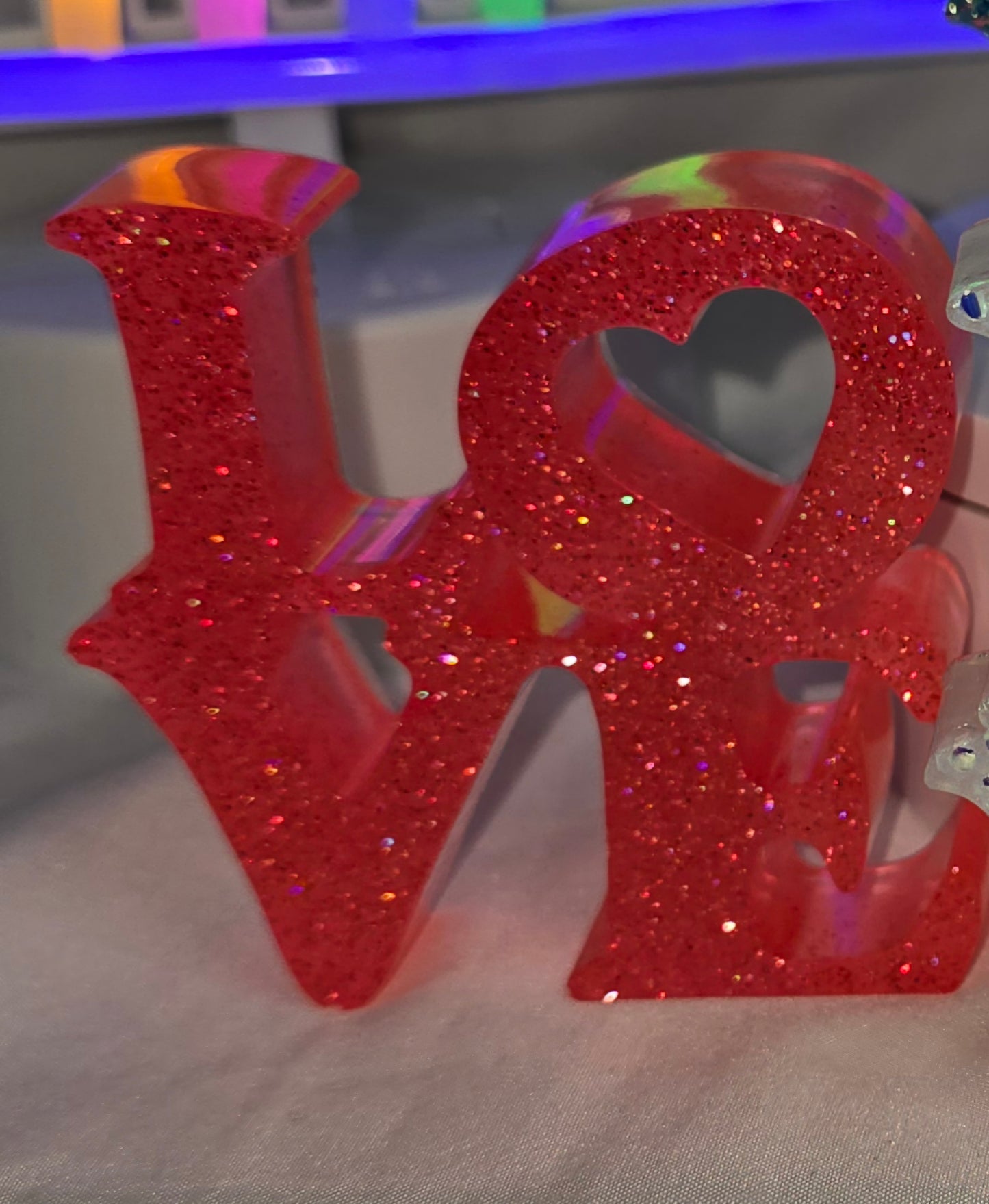 Resin Love sign