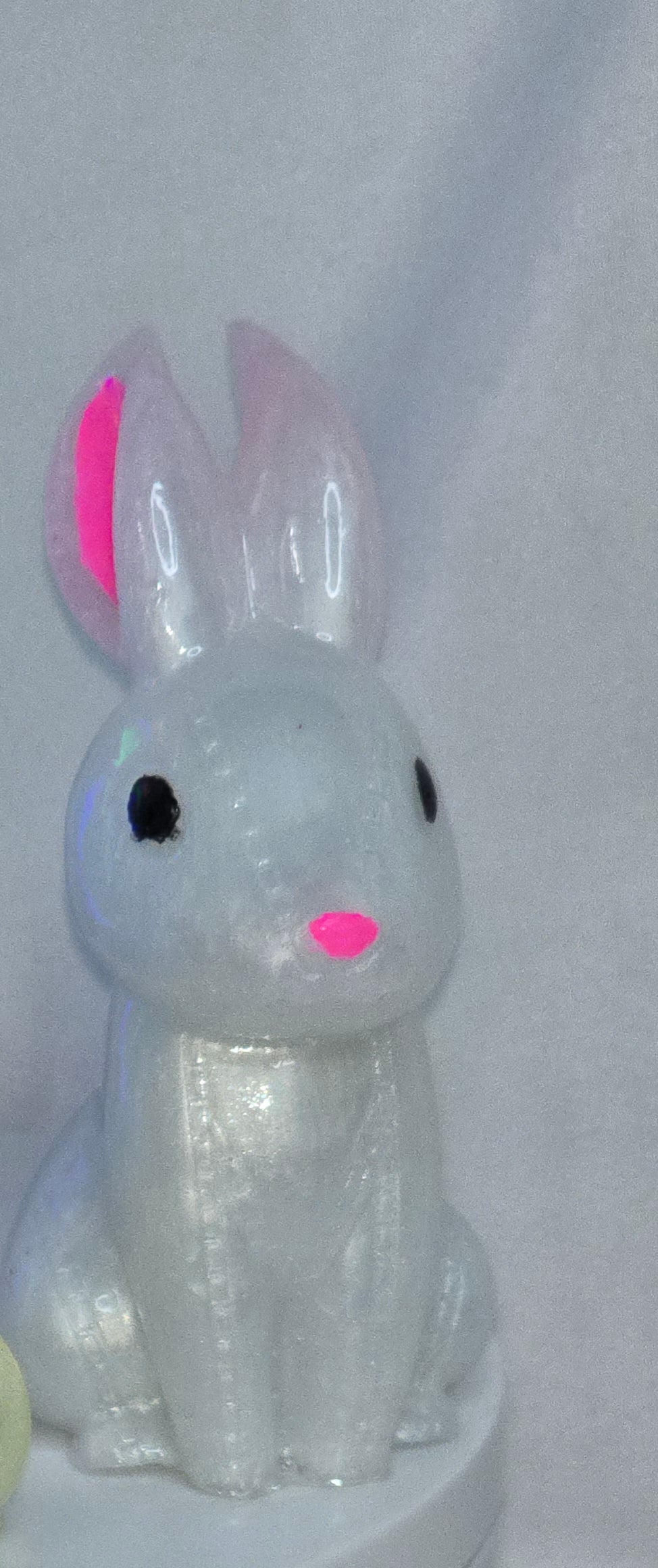 Bunny rabbit hand painted resin figurine