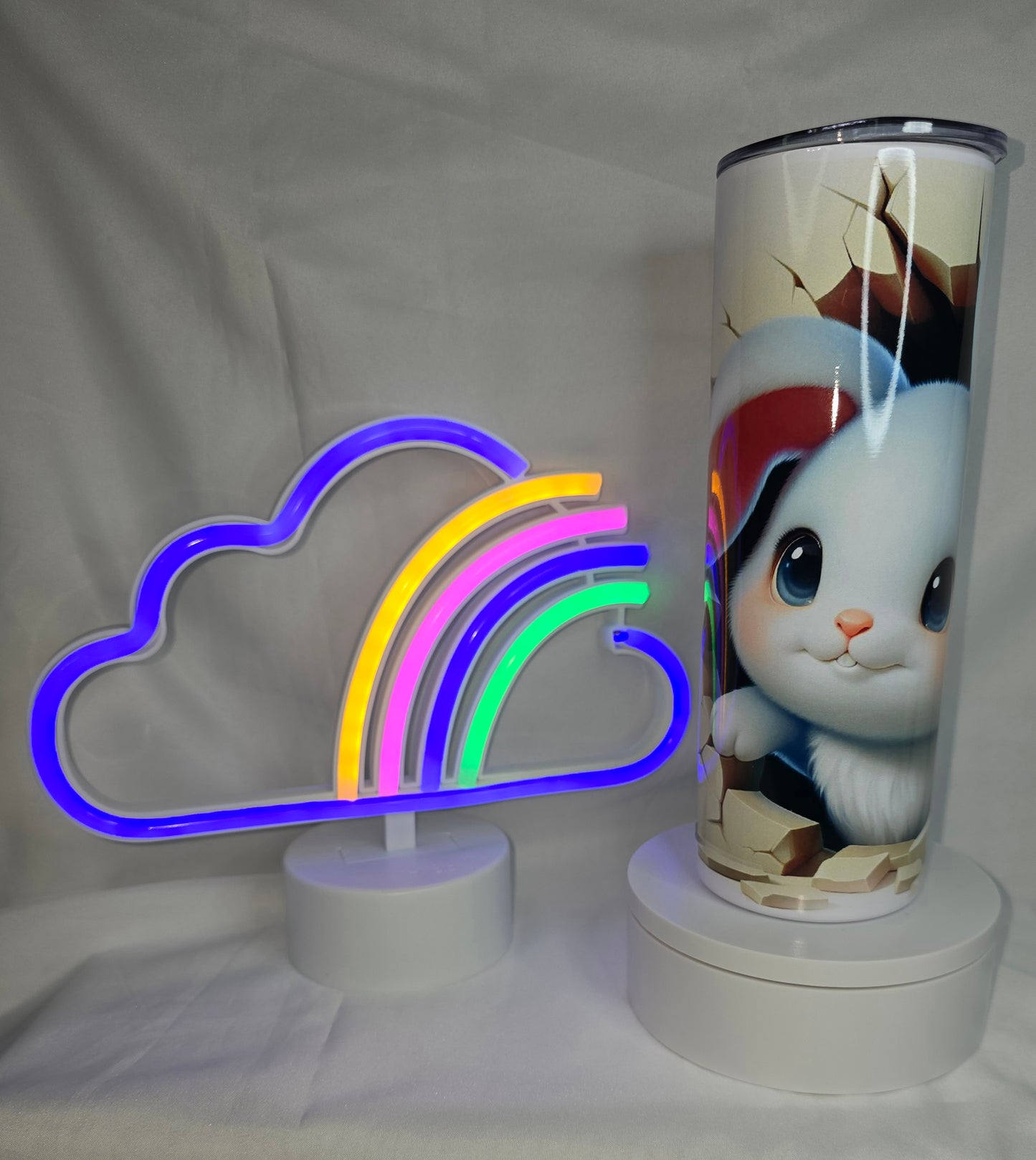 S23-Cute Bunny 20 oz sublimated tumbler