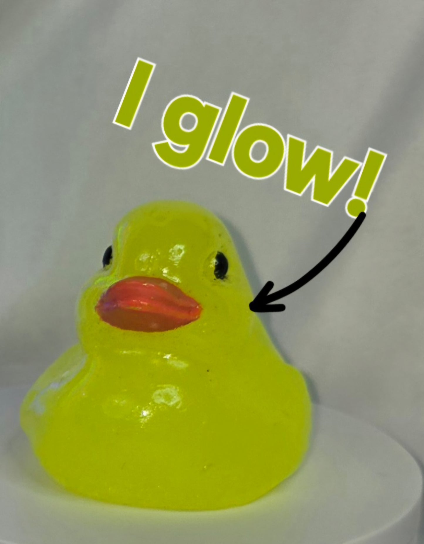 Large Duckie resin figurine