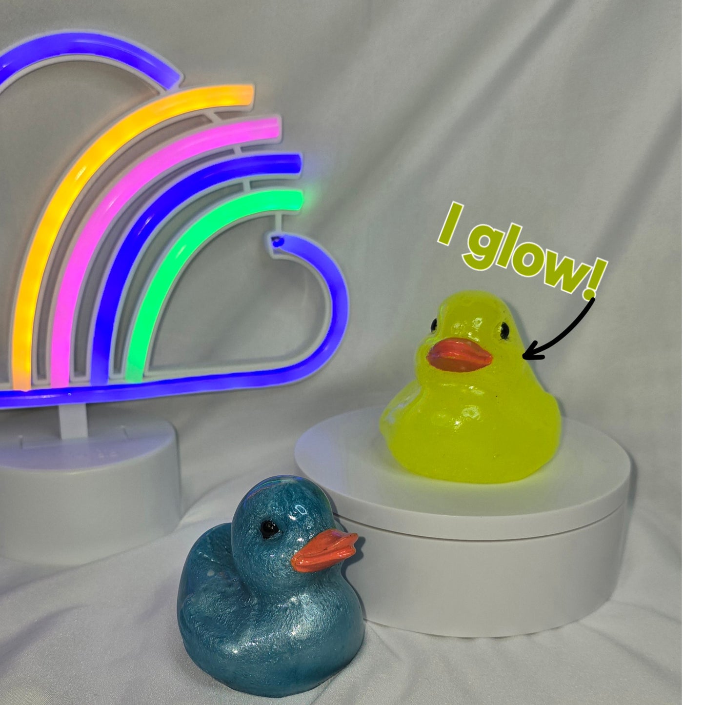 Large Duckie resin figurine