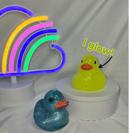 Large Duckie resin figurine