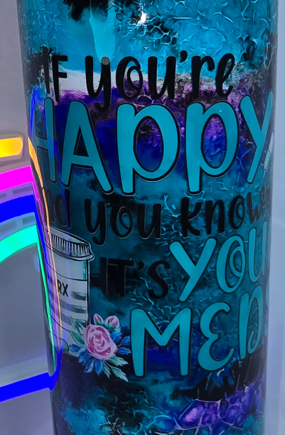 183- If you're happy and you know it 20 oz tumbler