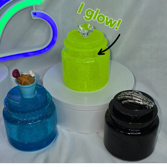 Small trinket jars