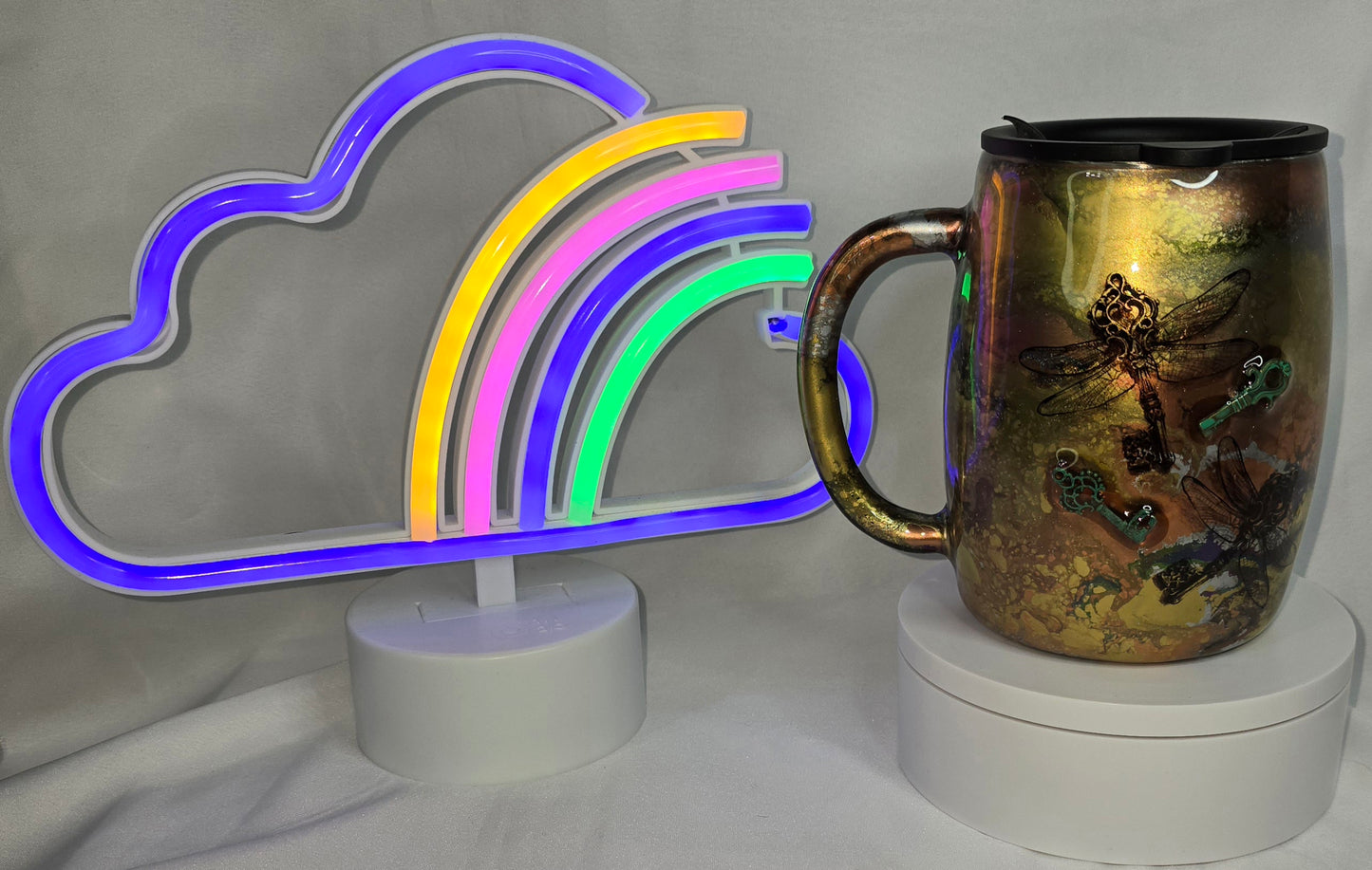 151- 14 oz steam punk key coffee mug