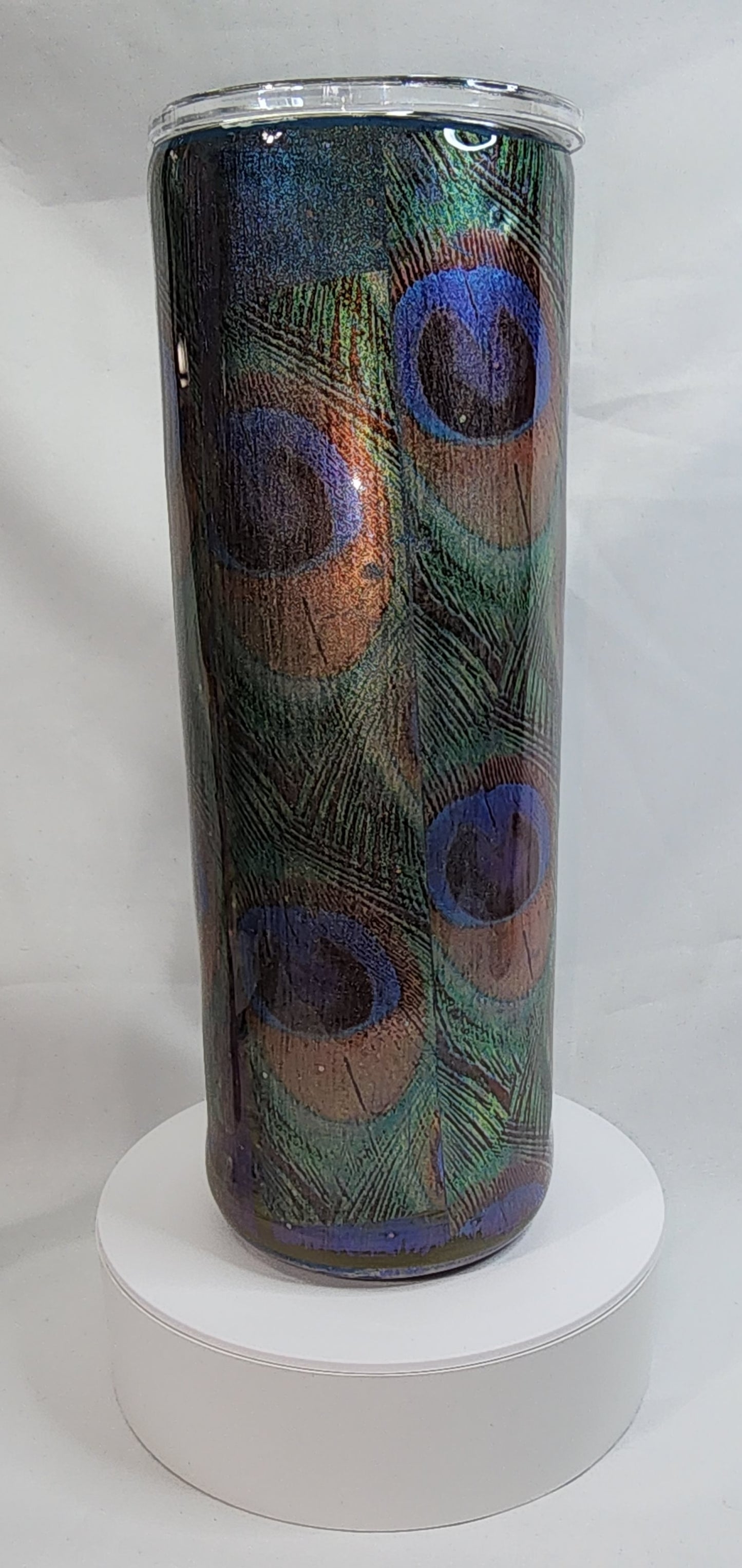 18-Pretty as a Peacock 20oz Skinny Tumbler