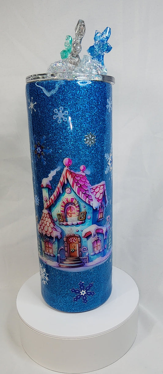 33-Winter wonderland 20 oz Skinny Tumbler