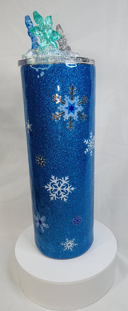 33-Winter wonderland 20 oz Skinny Tumbler