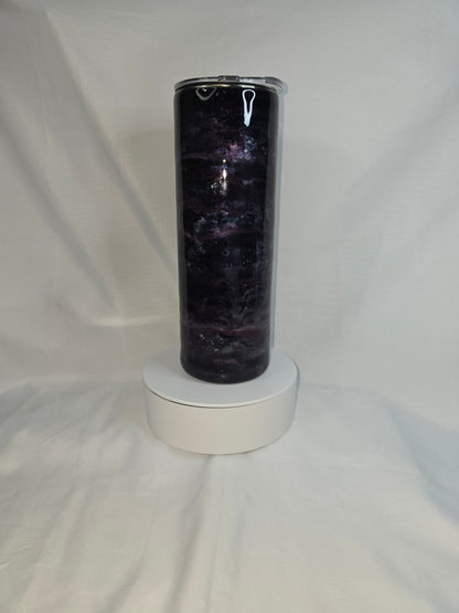 55-Purple steam punk tree 20 oz