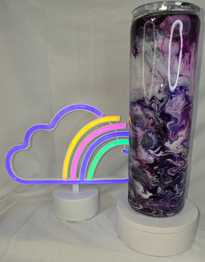 77-30 oz Purple rain tumbler