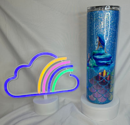 93-Beautiful 30 oz mermaid tumbler