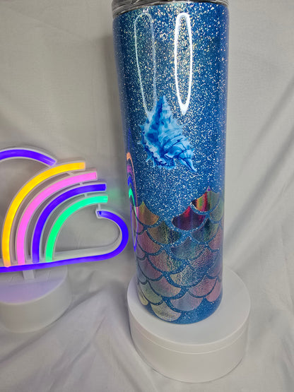 93-Beautiful 30 oz mermaid tumbler