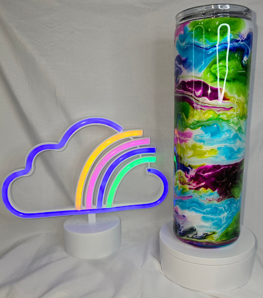 100-Colorful 30 oz tumbler