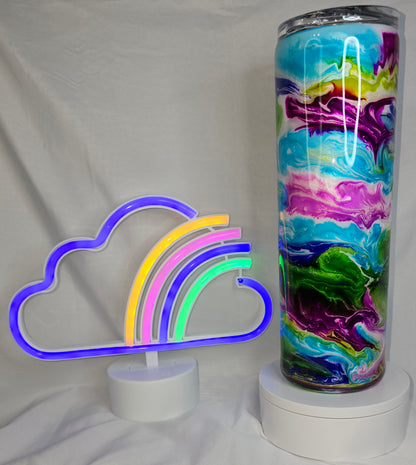 100-Colorful 30 oz tumbler