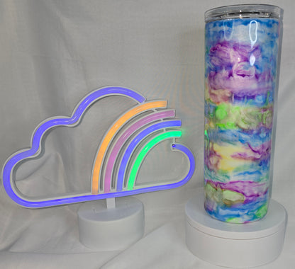 135- 20 oz Pastel epoxy tumbler