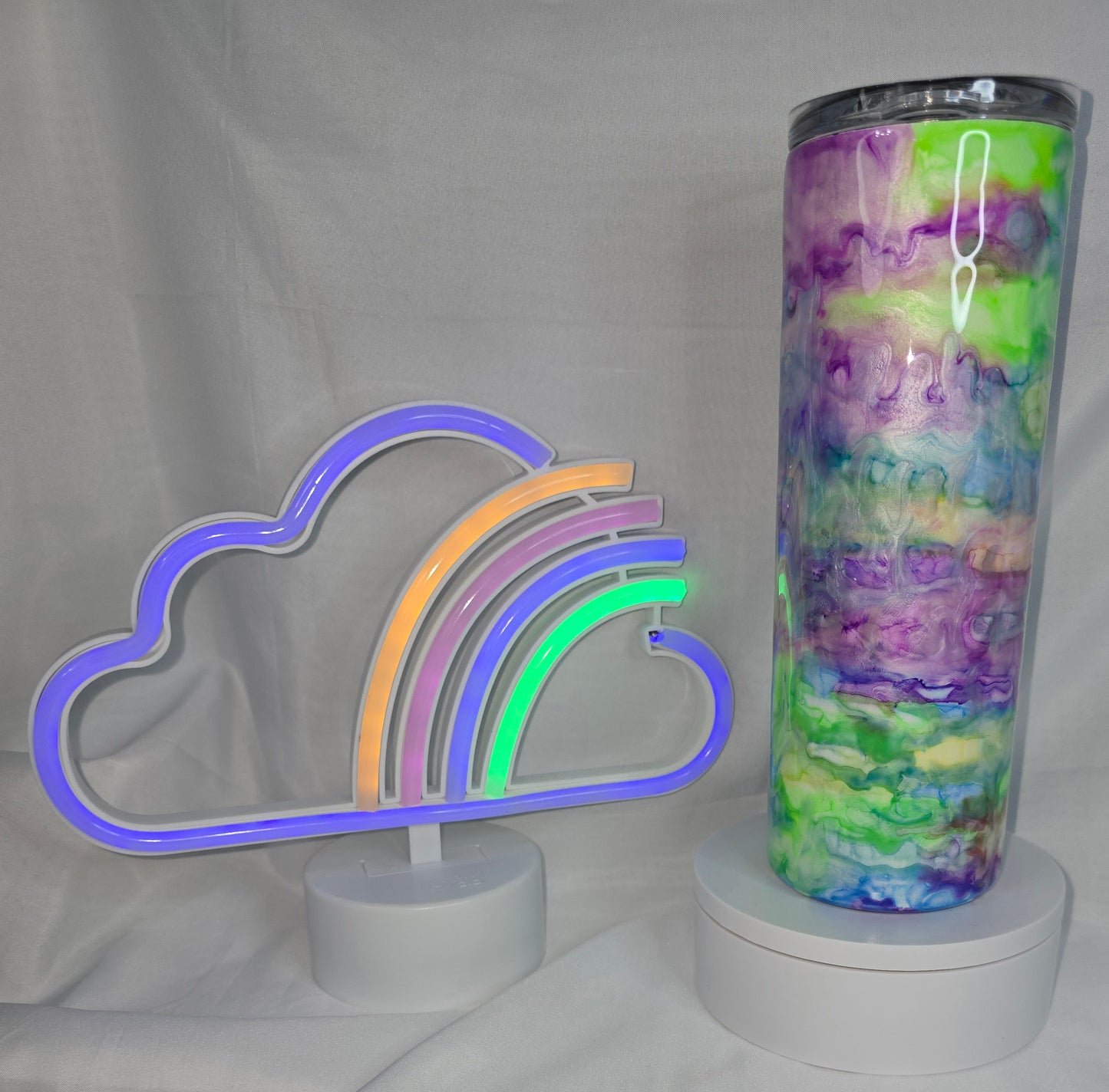 135- 20 oz Pastel epoxy tumbler