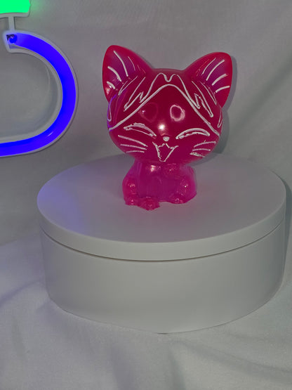 Cat resin figurine