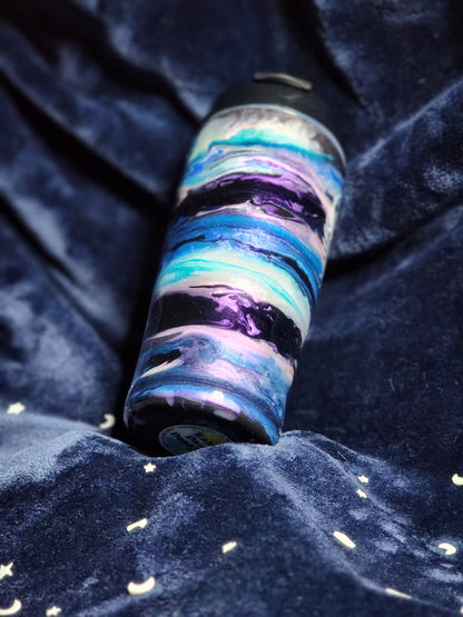 9-Blue and Purple Phoenix 20 oz Tumbler