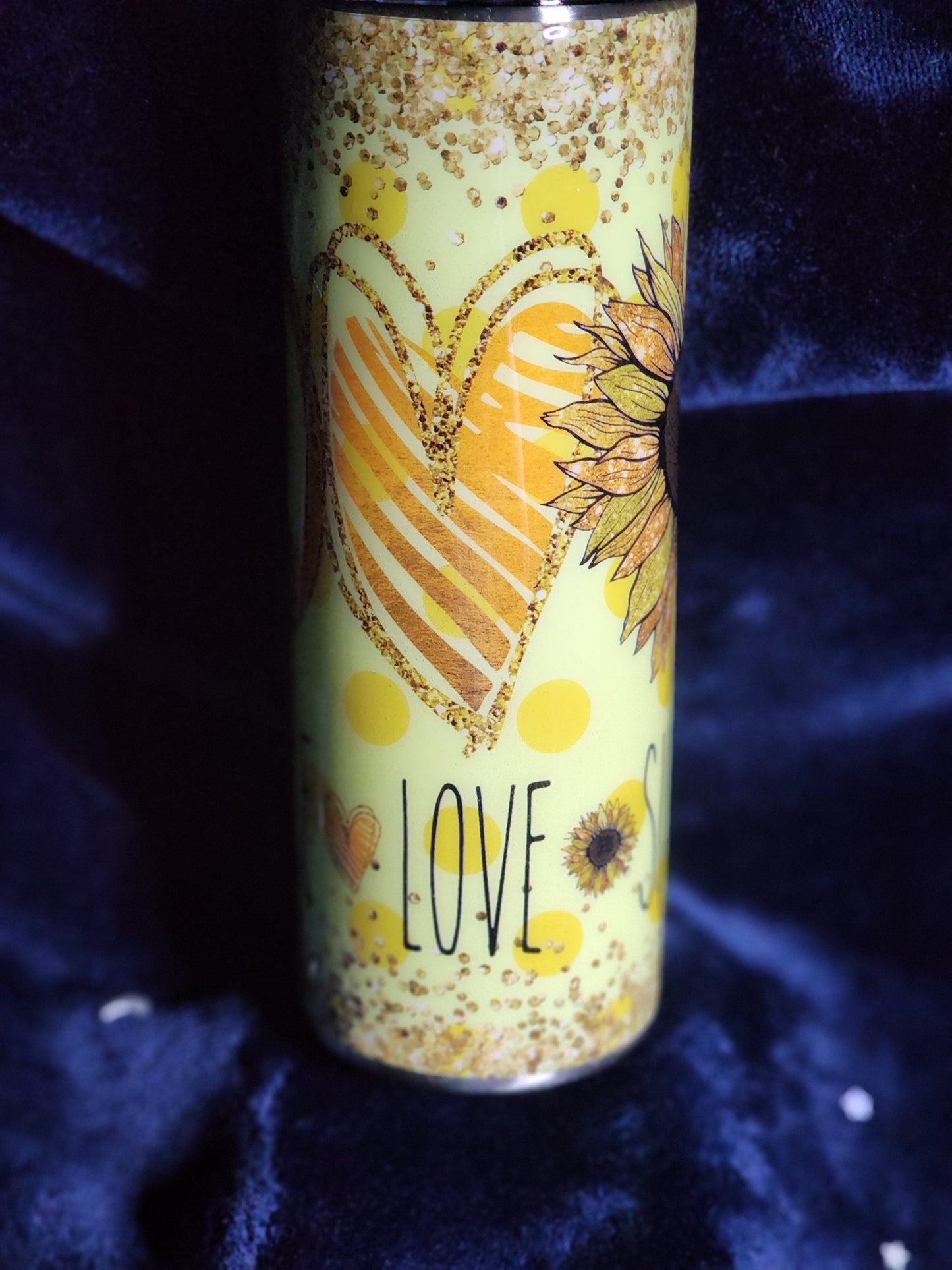 10-Peace, Love and Sunshine 20oz Skinny Tumbler