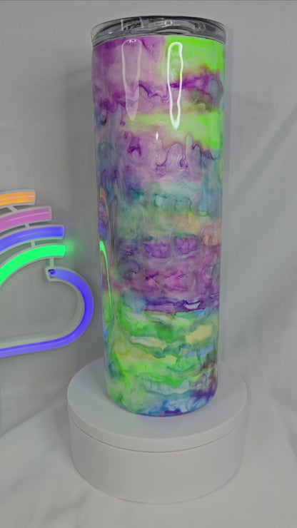 135- 20 oz Pastel epoxy tumbler