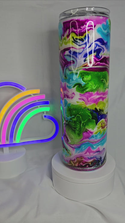 100-Colorful 30 oz tumbler