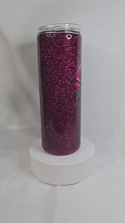 57-Heart rose 20 oz Tumbler