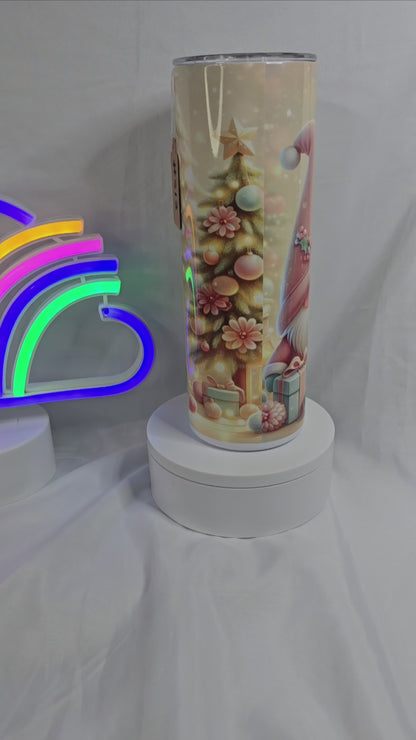 S13- 20 oz Christmas gnomes sublimation tumbler