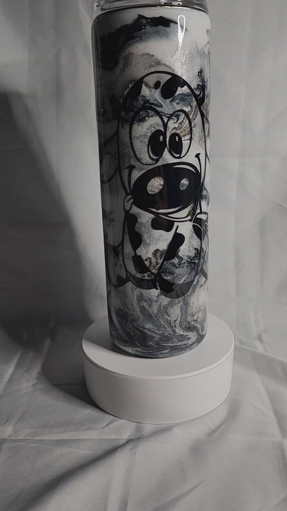 16-30oz Cute Cow Skinny Tumbler