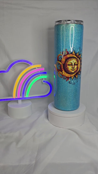 103-30 oz blue sun tumbler