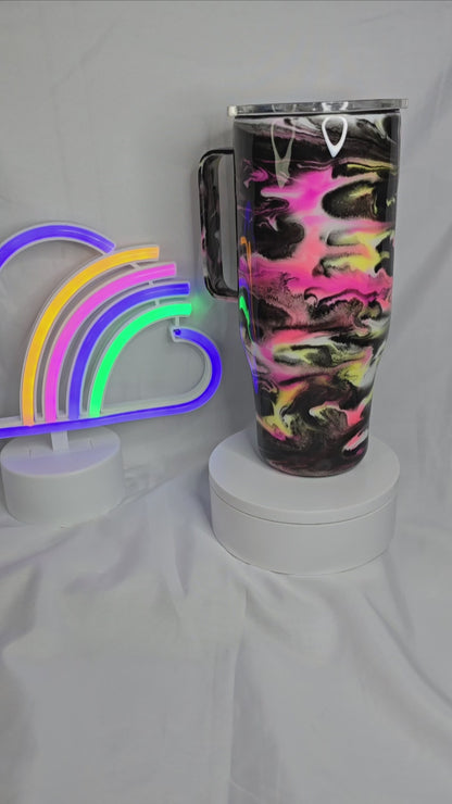 124- 24 Oz Glow in the Dark Tumbler