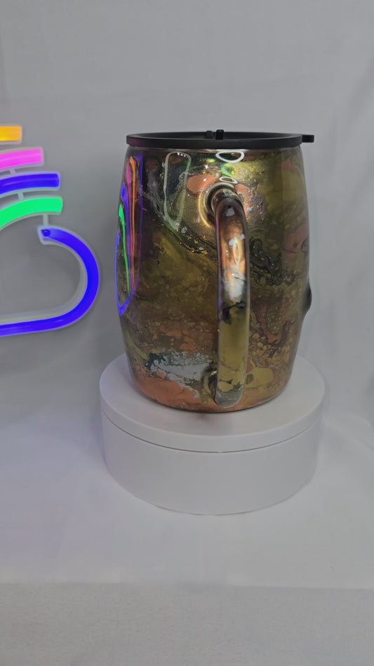 151- 14 oz steam punk key coffee mug