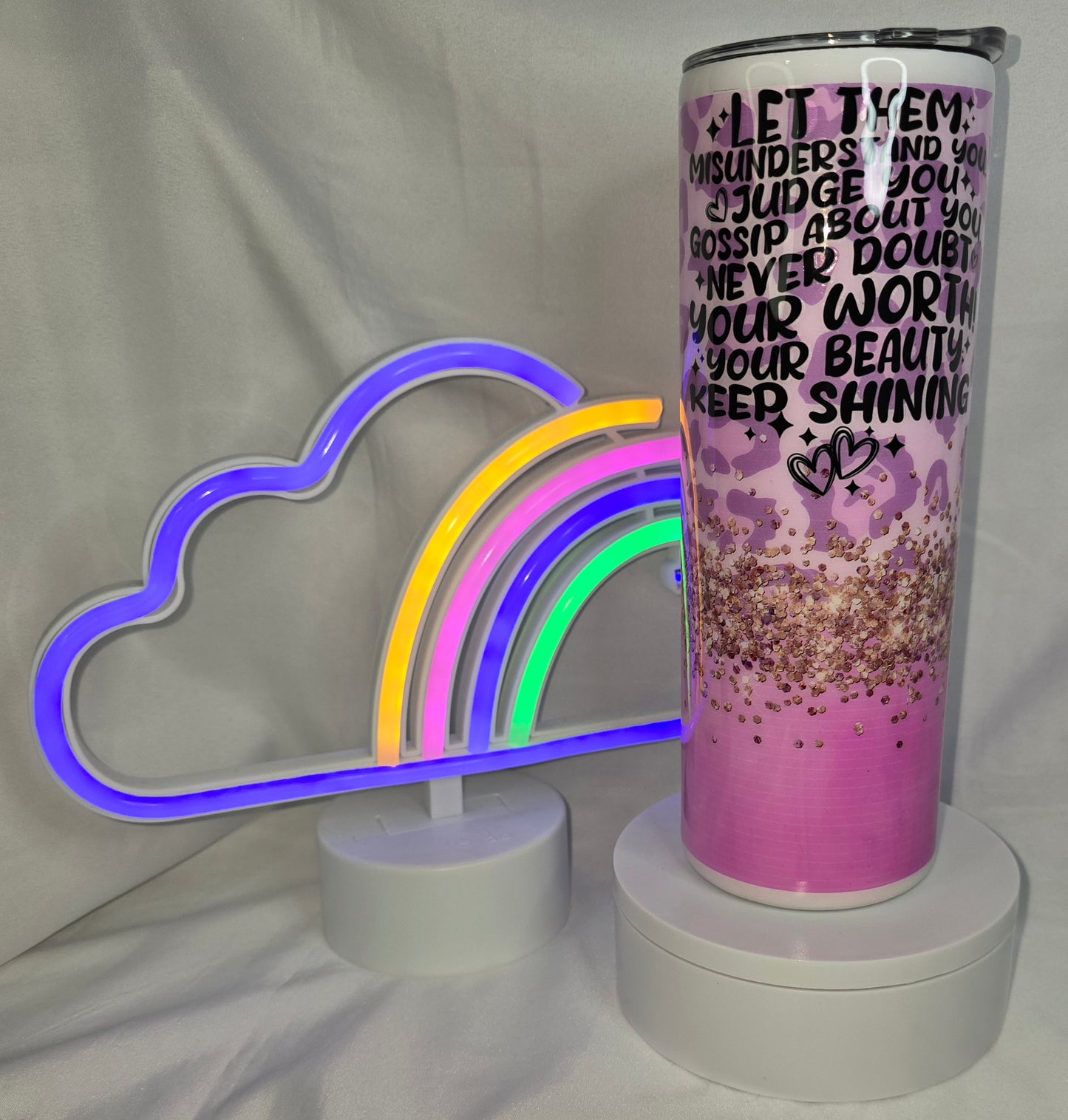 184- 20 oz duo "Let 'em" tumbler