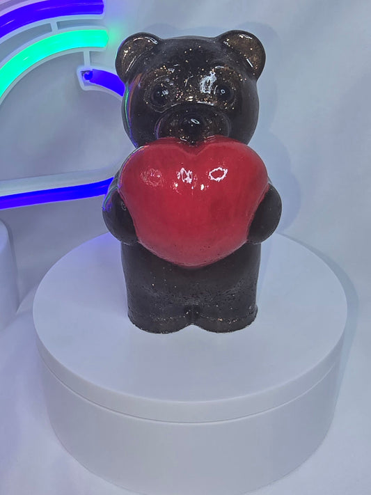Resin Teddy bear with heart