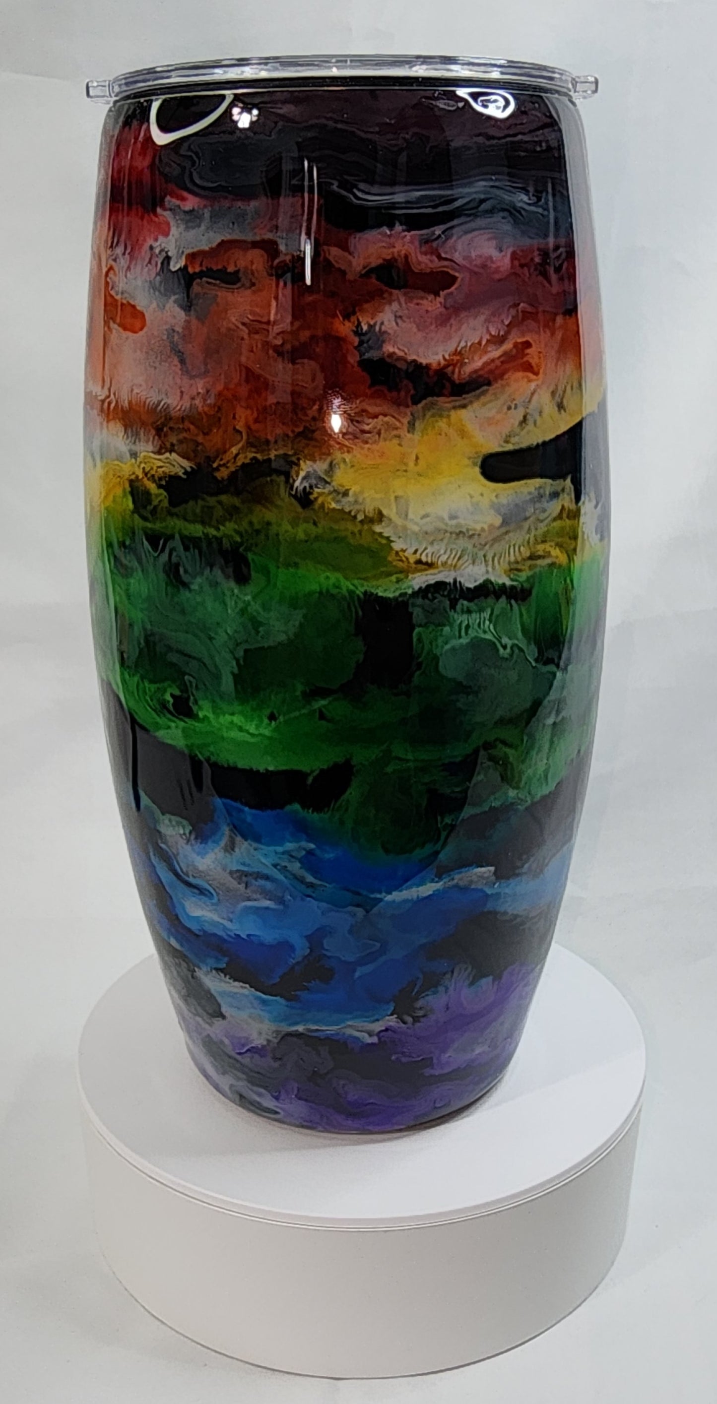 24-Rainbow 25oz Barrel Tumbler