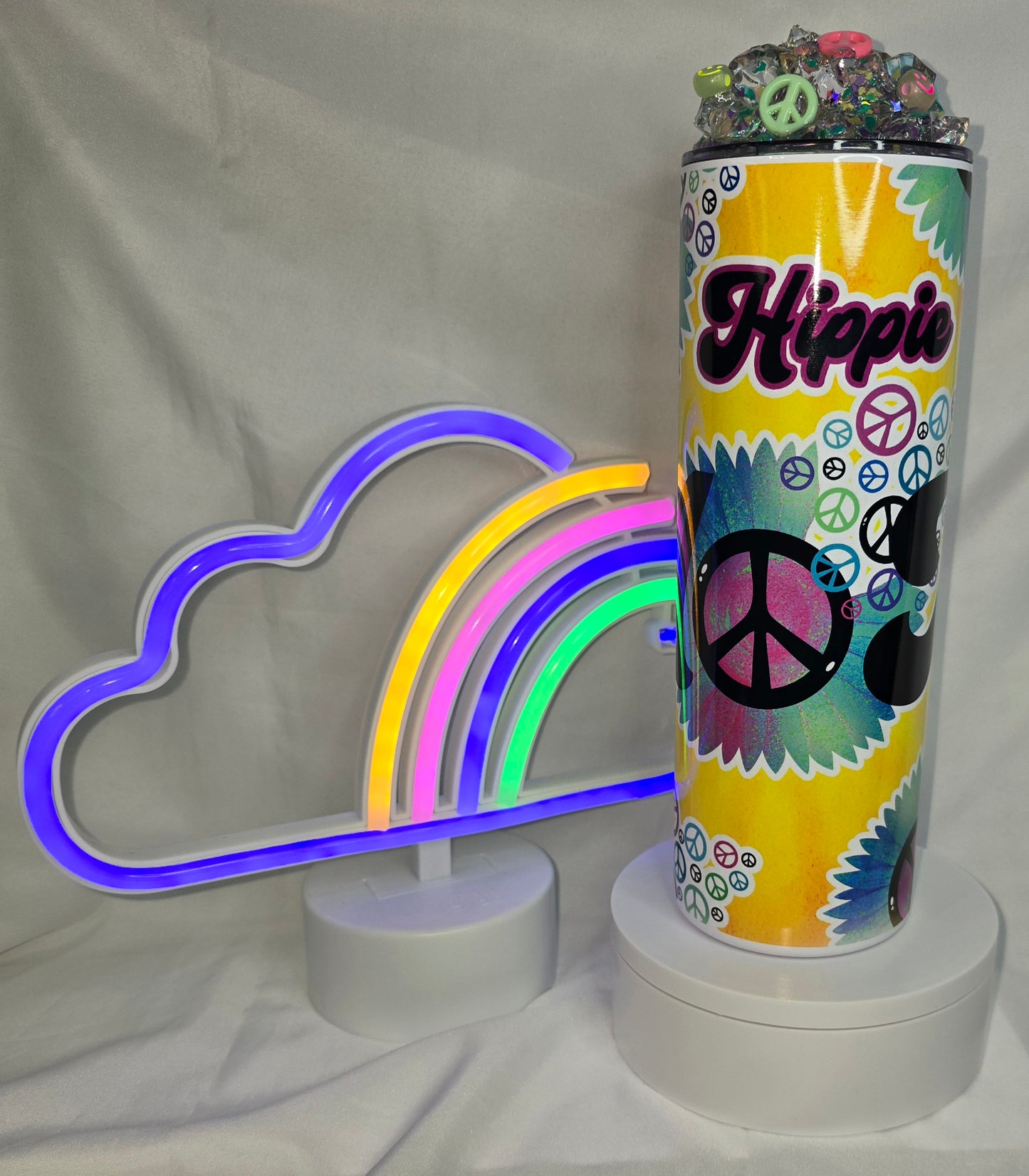S50-Hippie Mom 20 oz sublimated tumbler